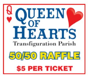 Queen of Hearts 50/50 Raffle Ad