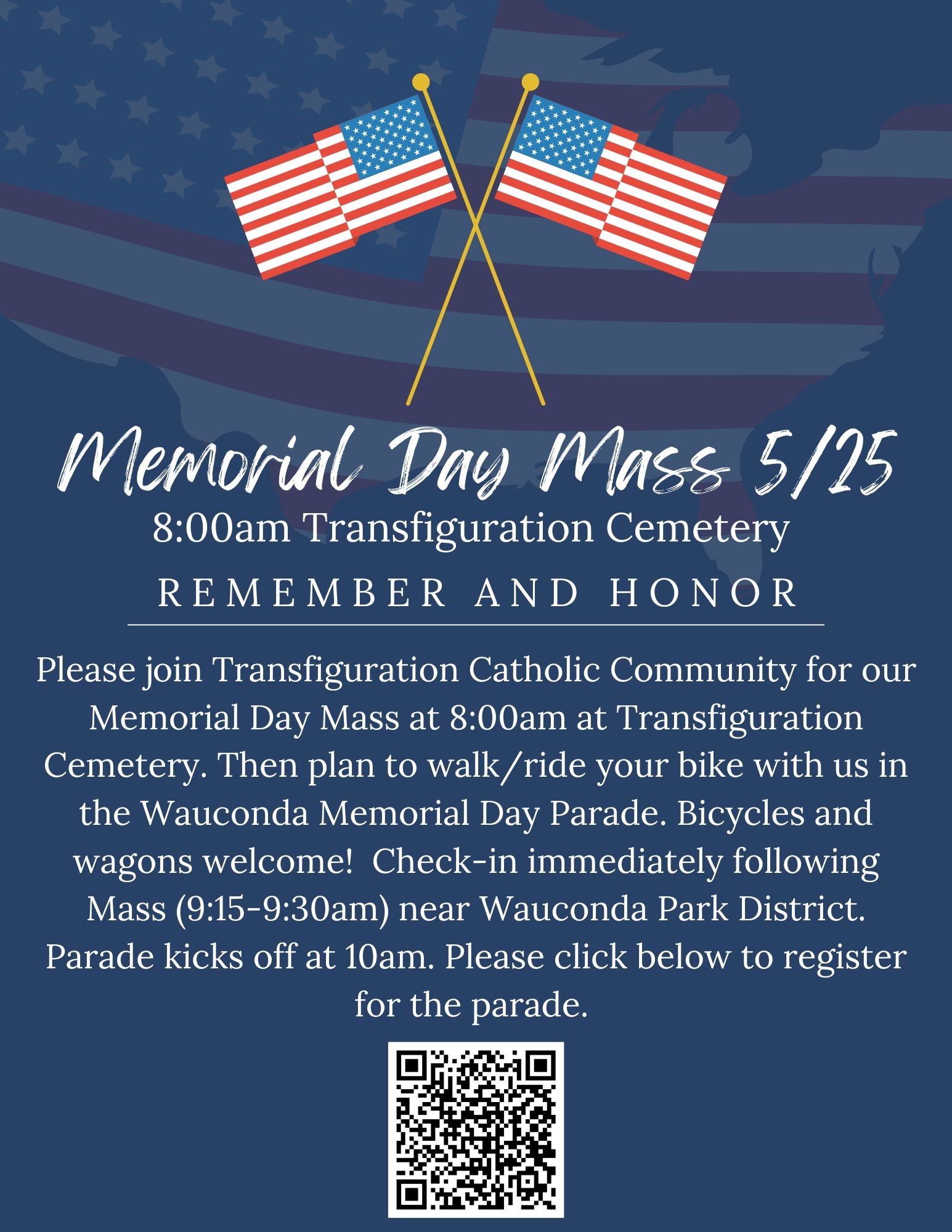 memorial day parade invitation